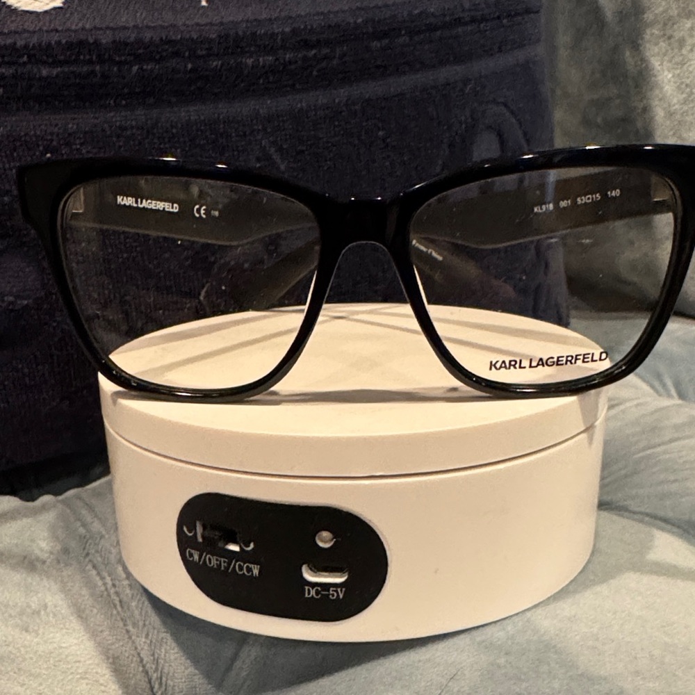 NWT Karl Lagerfeld RX Frames  Black Eyewear